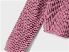 Name It mauve orchid loose short striktrøje